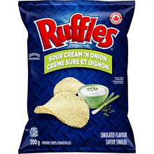 Ruffles Lightly Salted Ridged Potato Chips | 2 Pack 200g