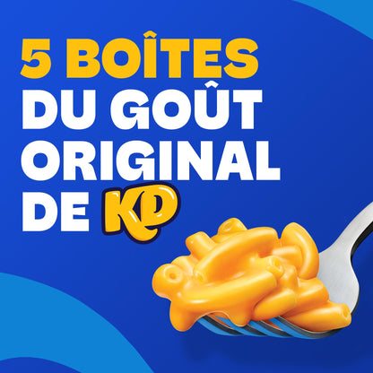 Kraft Dinner Original Macaroni and Cheese Dinner, 200 g, 5 ct Pack