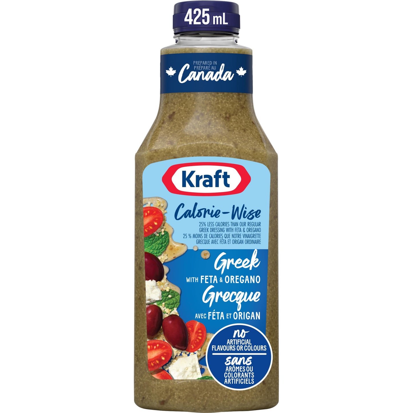 Kraft Greek Vinaigrette with Feta & Oregano 425mL