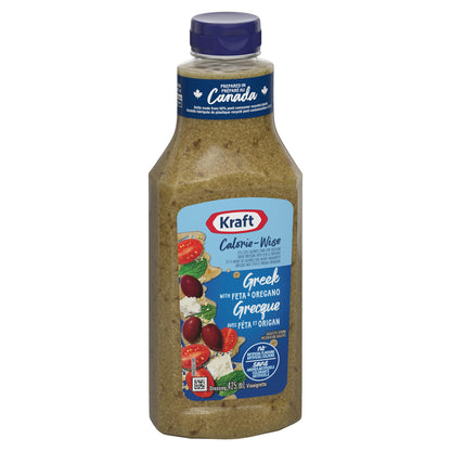 Kraft Greek Vinaigrette with Feta & Oregano 425mL