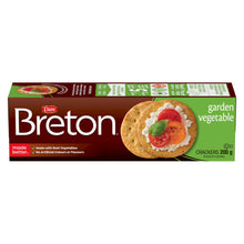 Breton Garden Vegetable Crackers 200g | Light & Crispy Snack
