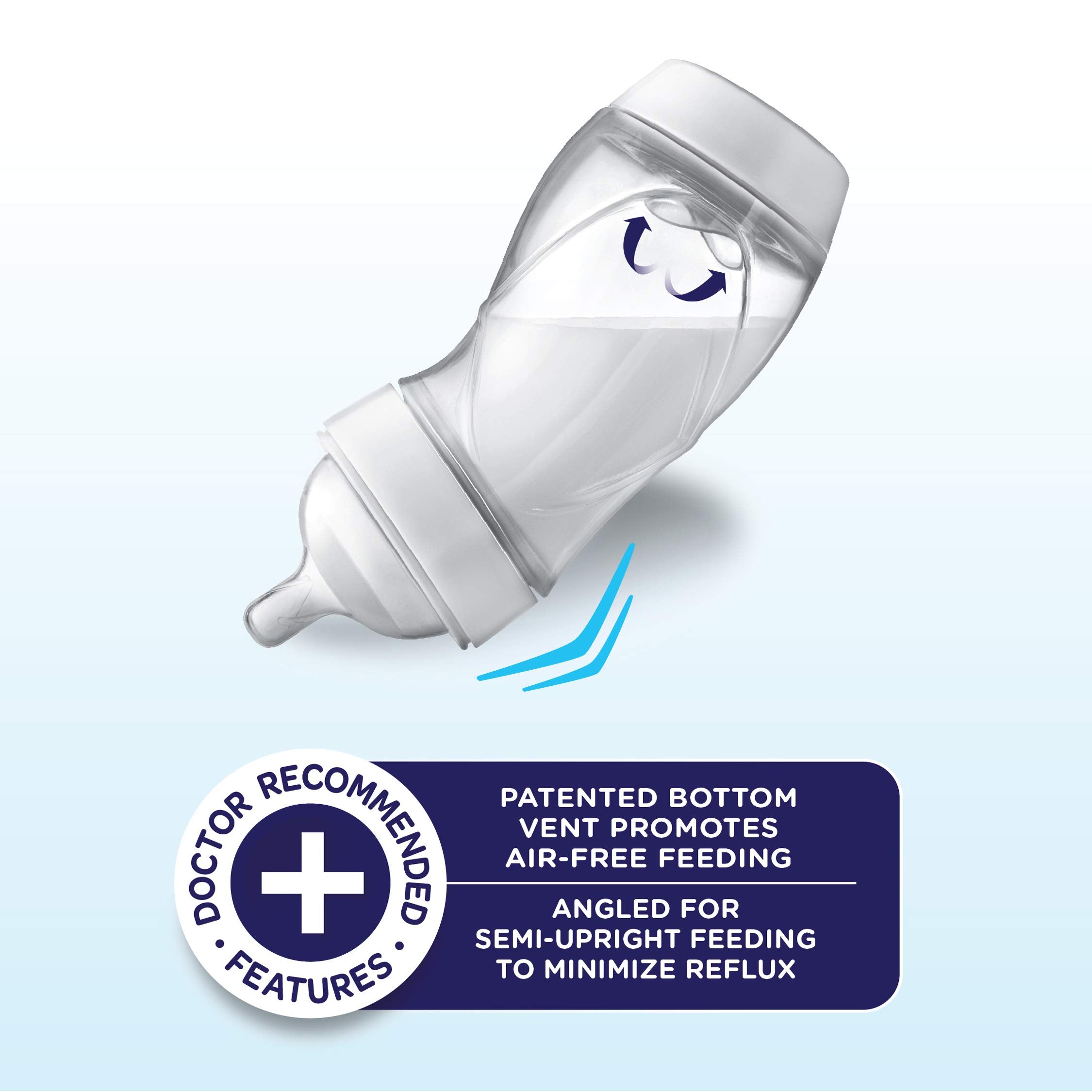 Playtex Baby VentAire Anti-Colic Bottle Gift Set – BPA Free, Reduces Gas & Spit-Up