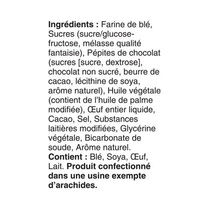 Bear Paws Chocolate Chip Cookies -  240g, 6 Pouches