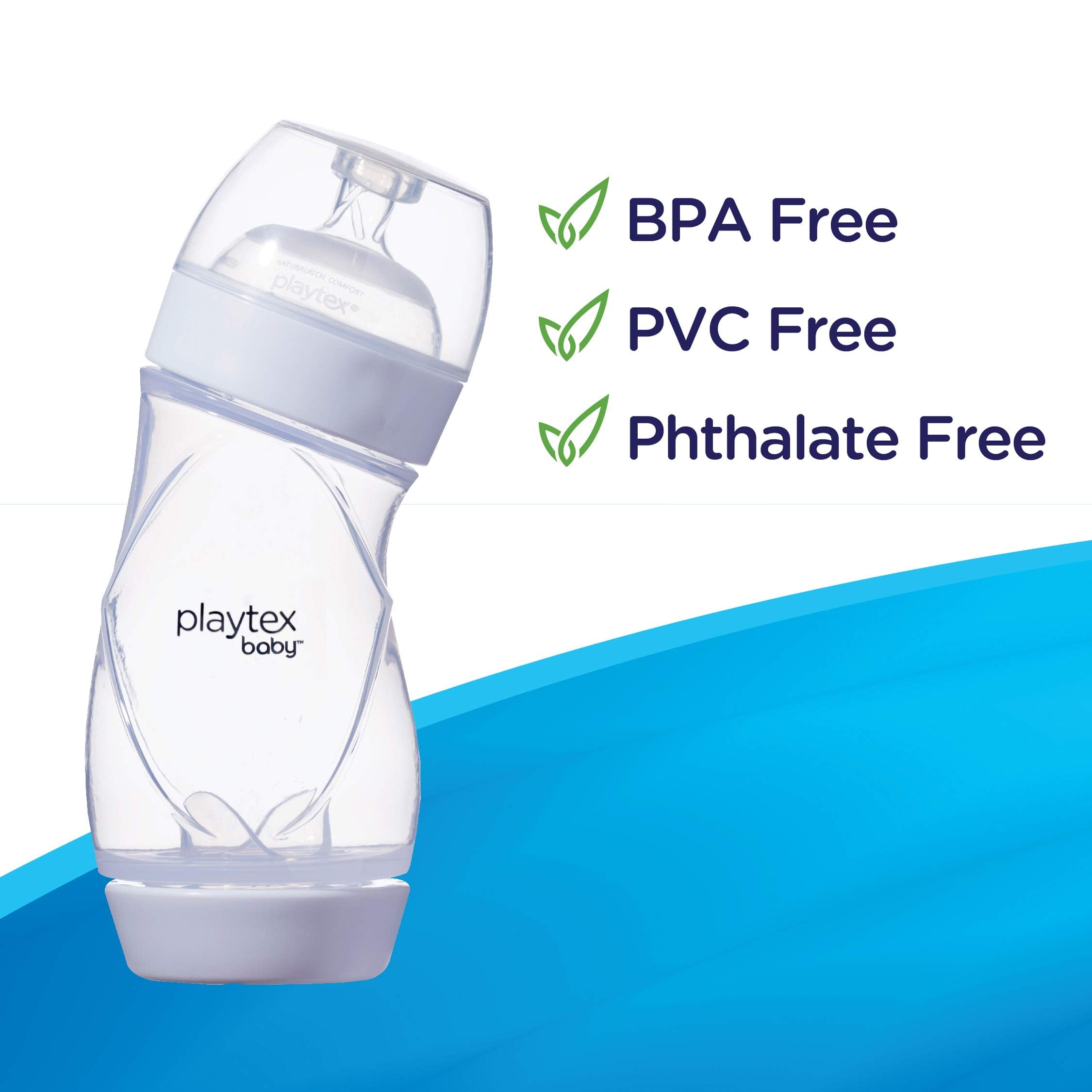 Playtex Baby VentAire Anti-Colic Bottle Gift Set – BPA Free, Reduces Gas & Spit-Up
