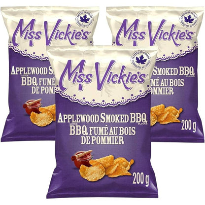 Miss Vickie's Applewood Smoked BBQ Potato Chips - (200g)