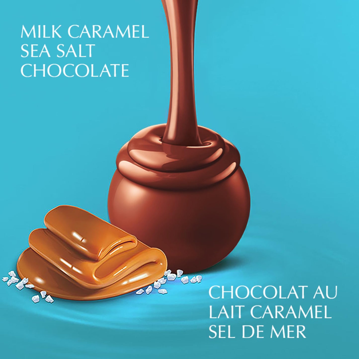 LINDOR Milk Caramel Sea Salt Truffles 150g