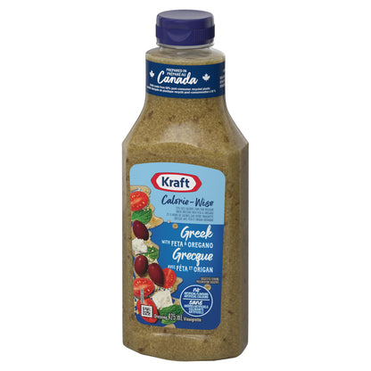 Kraft Greek Vinaigrette with Feta & Oregano 425mL
