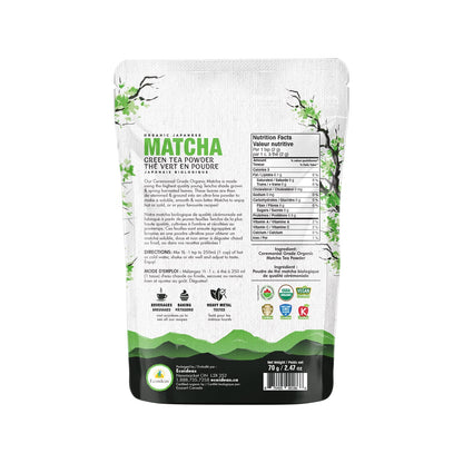 Ecoideas Organic Ceremonial Matcha Green Tea Powder - 70g