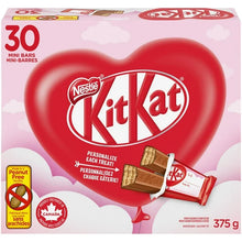 KITKAT Valentine's Mini Chocolate Wafer Bars, Pack of 30 – 375 g, KITKAT Mini Chocolate Wafer Bars (375g)