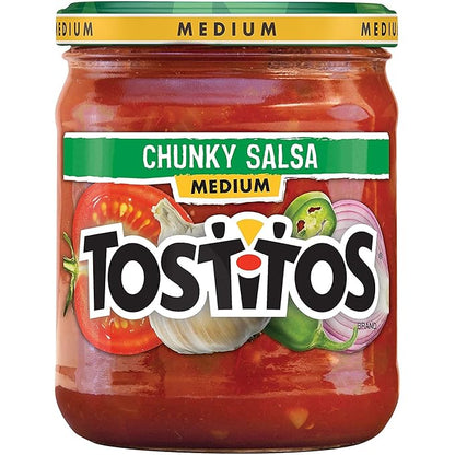 Tostitos Medium Salsa Con Queso Dip | Creamy Cheese Dip | 15 oz Jar