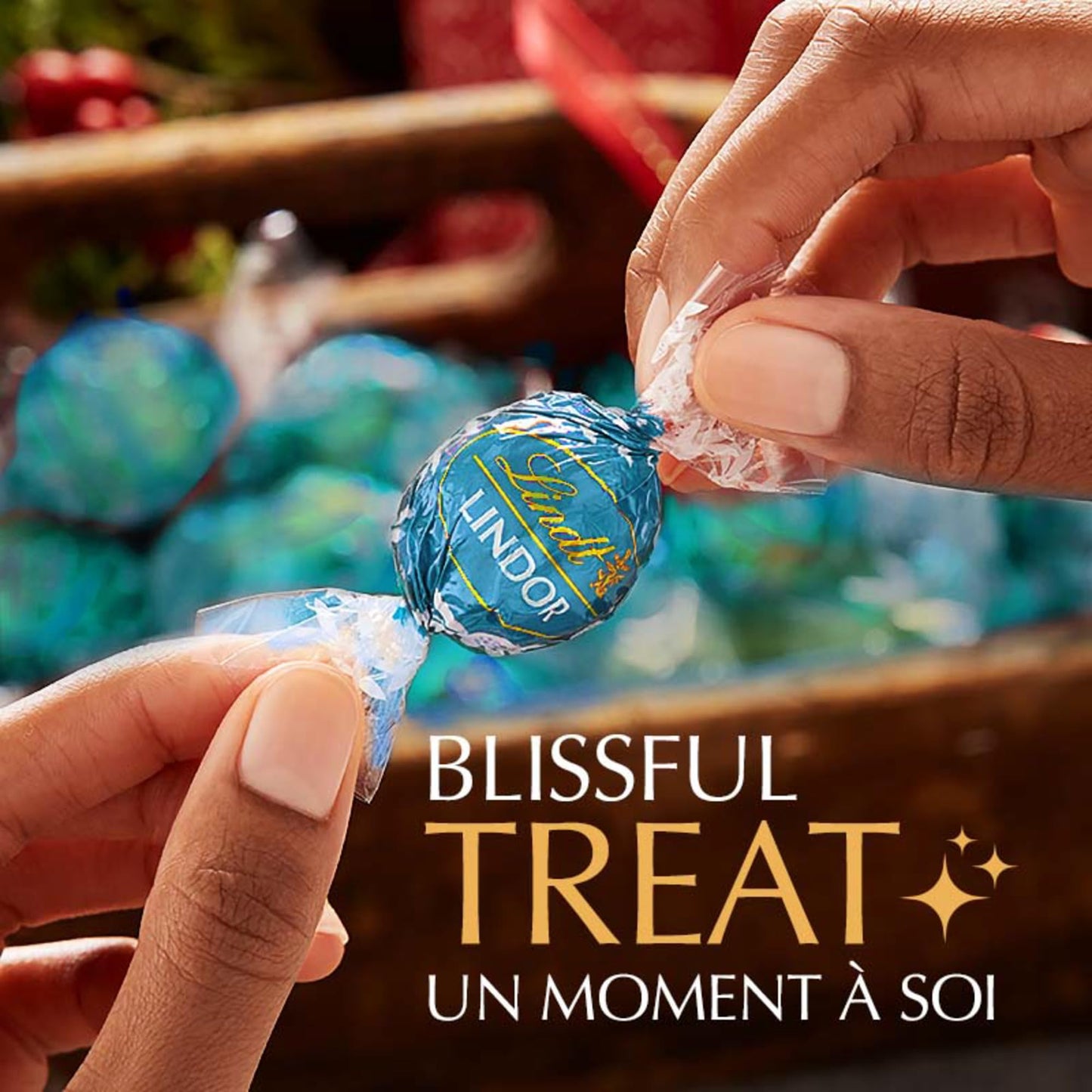 LINDOR Milk Caramel Sea Salt Truffles 150g