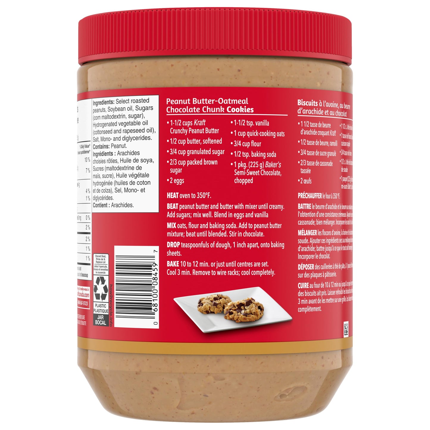 Kraft Crunchy Peanut Butter, 2kg