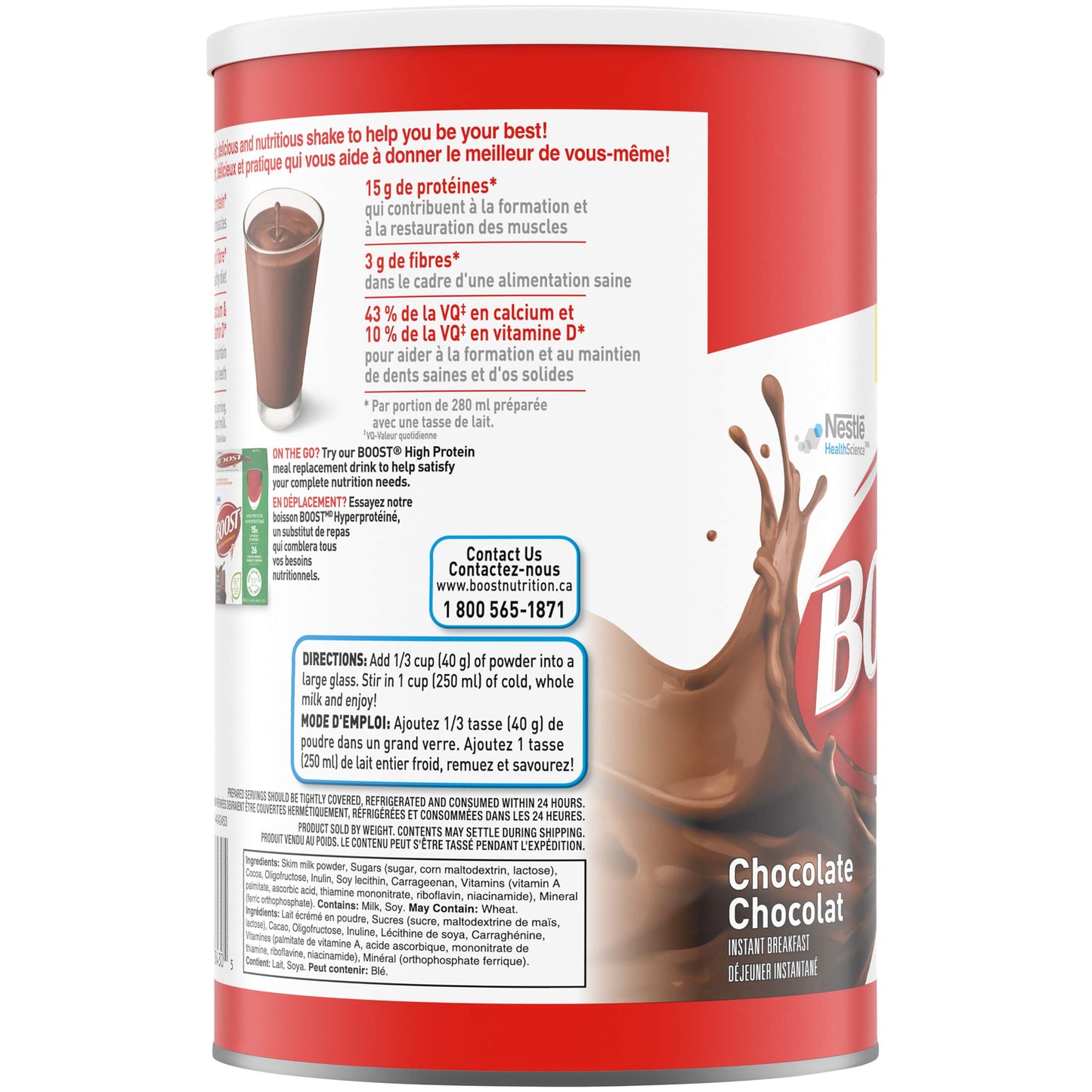 Boost Powder- Chocolate Instant Breakfast Drink Mix, 880 g