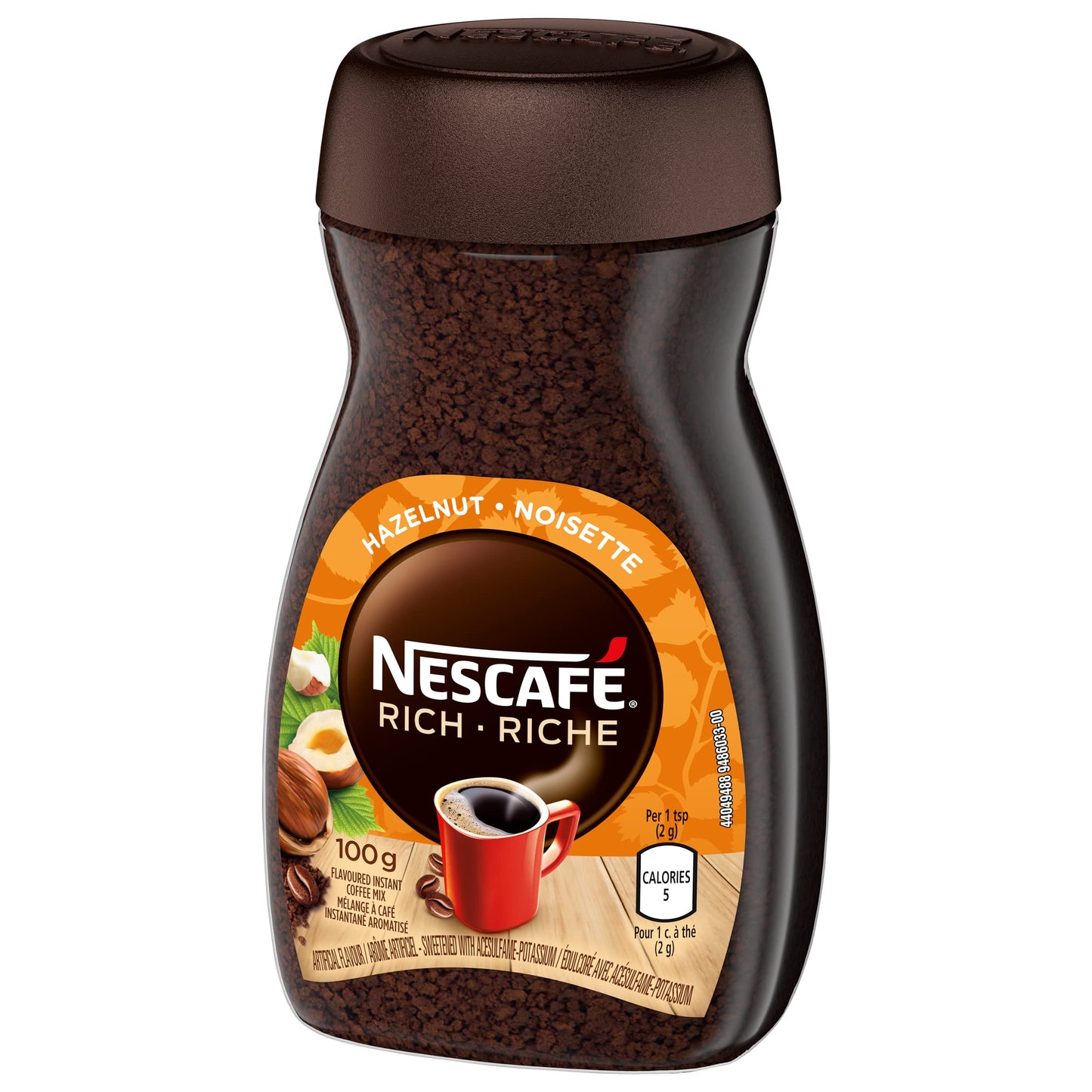 Nescafé Rich Hazelnut Instant Coffee - (100g Jar)