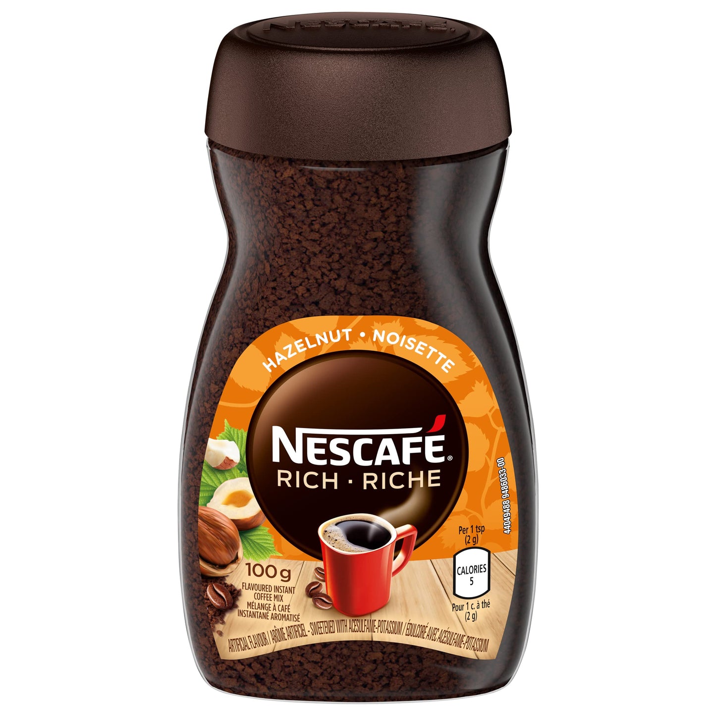 Nescafé Rich Hazelnut Instant Coffee - (100g Jar)
