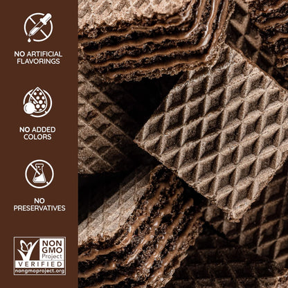 Loacker Quadratin Double Chocolate Wafer Cookies, 250g