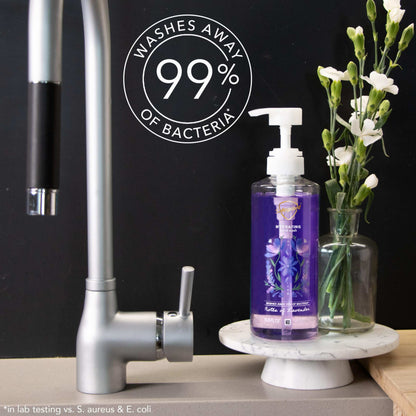 Safeguard Hydrating Liquid Hand Soap, Calming Lavender (4-Pack, 15.5 oz) - Washes Away Bacteria