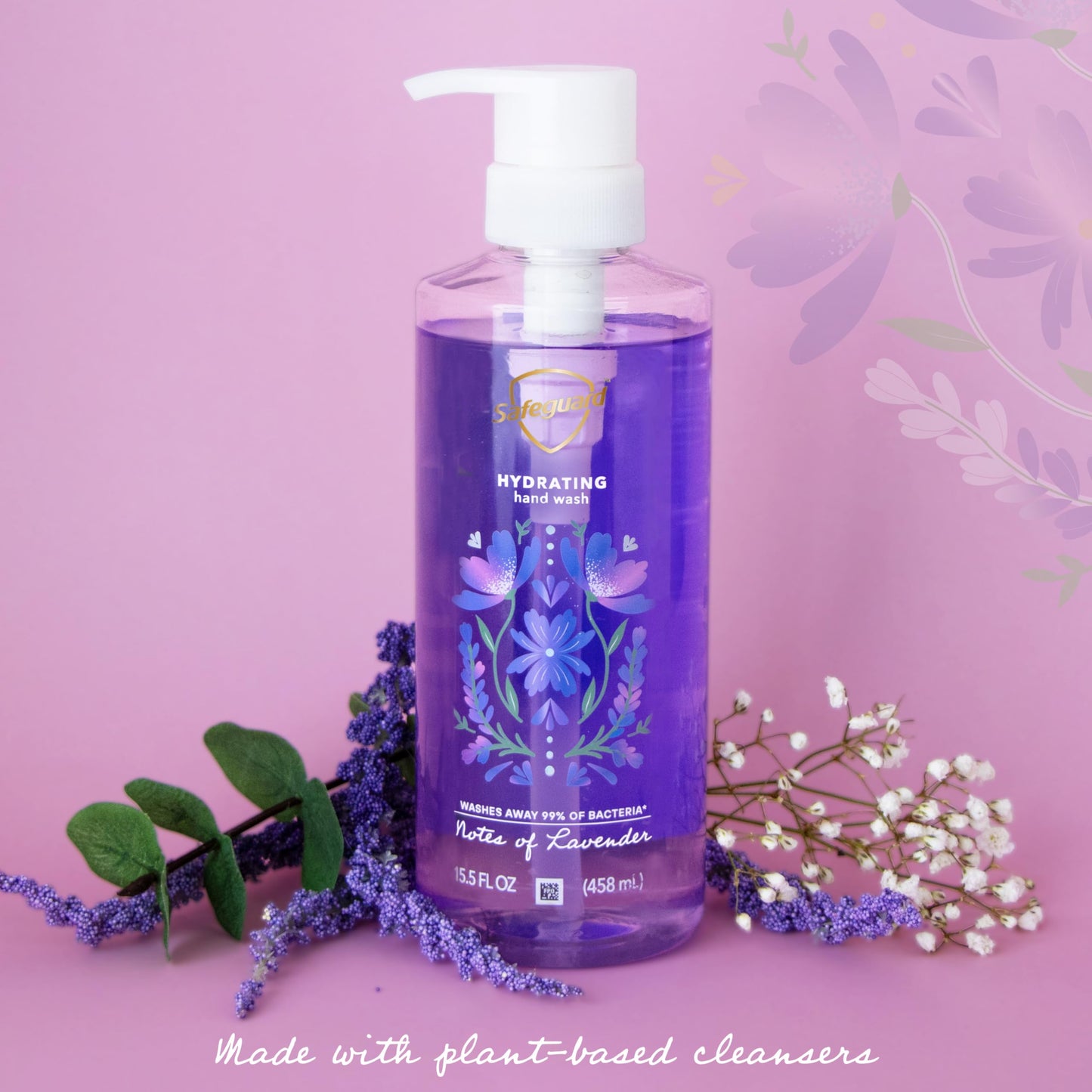 Safeguard Hydrating Liquid Hand Soap, (4-Pack, 15.5 oz)