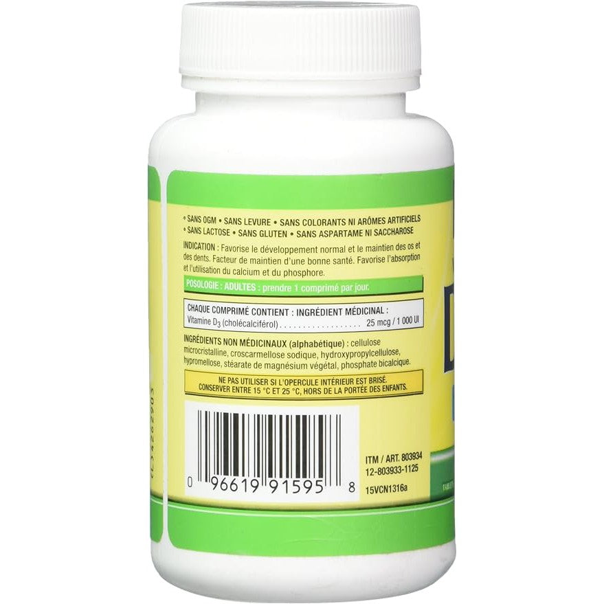 Kirkland Signature Vitamin D3 1000 IU (360 Tablets)