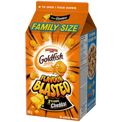 Pepperidge Farm Goldfish Flavour Blasted Xtreme Cheddar Crackers, 750 Grams
