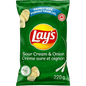 Lay's Sour Cream & Onion Flavored Chips - Gluten Free | Crispy Potato Snack | 7.75 oz (220g)