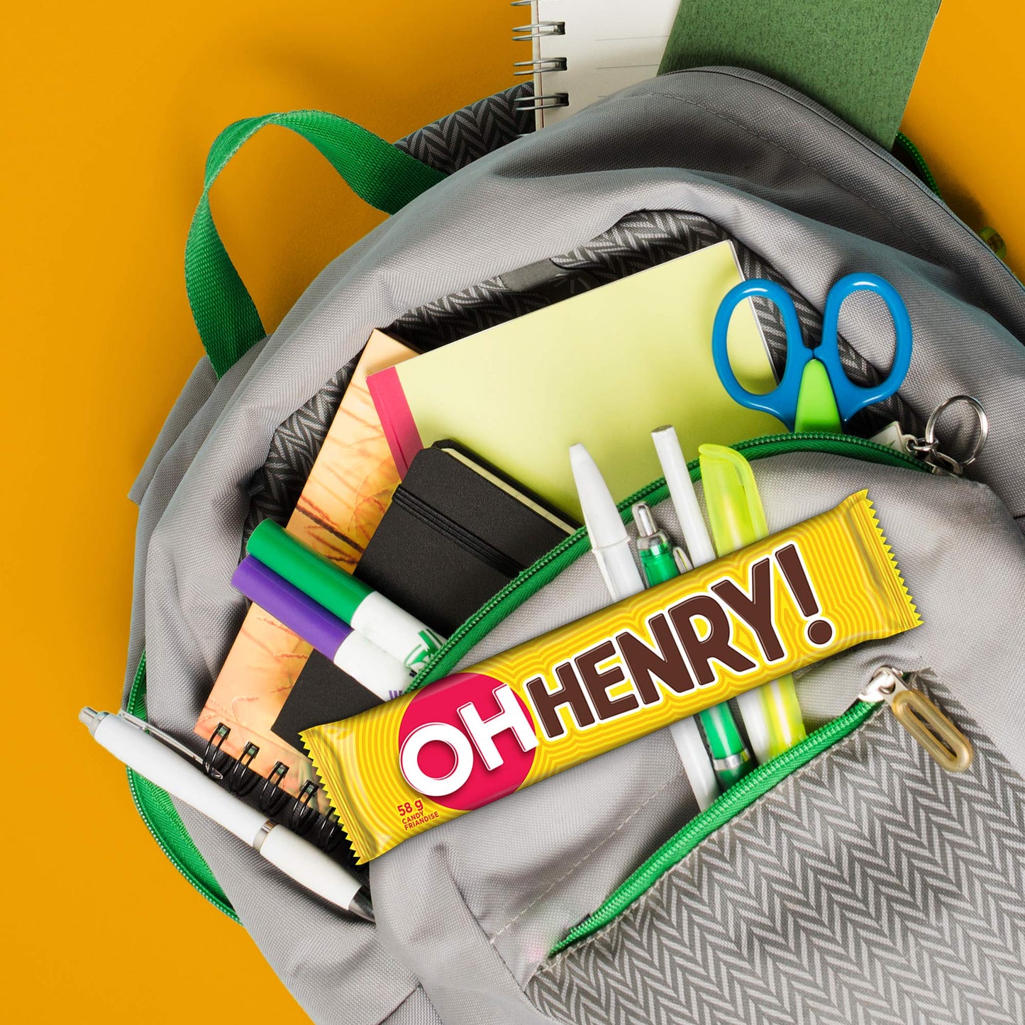 Oh Henry! Chocolate Bars - 4 Full Size Pack (232g)