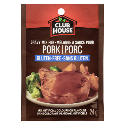 Club House Pork Gravy Mix,gluten free | 24g