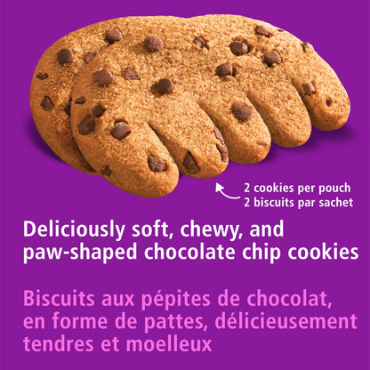 Bear Paws Chocolate Chip Cookies - 480g, 12 Pouches