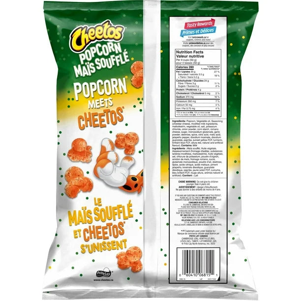 Cheetos Cheddar Jalapeño Popcorn | Spicy  6.3 oz