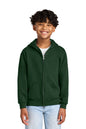 Jerzees® - Youth NuBlend® Full-Zip Hooded Sweatshirt.  993B