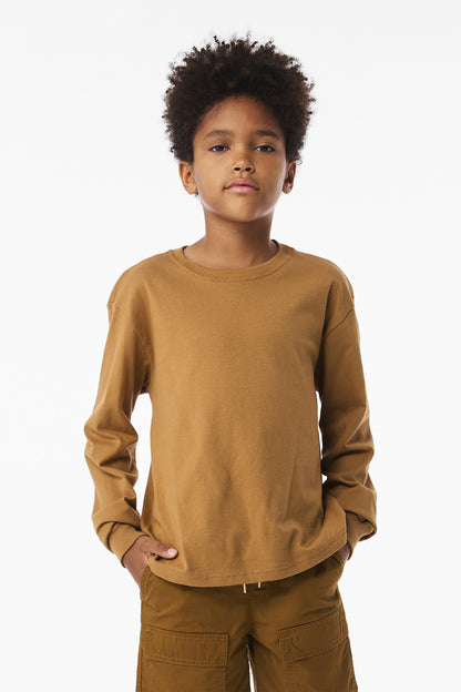 BELLA+CANVAS® Youth 6-Ounce Heavyweight Long Sleeve Tee BC3511Y
