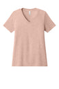 BELLA+CANVAS® Women's Relaxed Heather CVC V-Neck Tee BC6405CVC