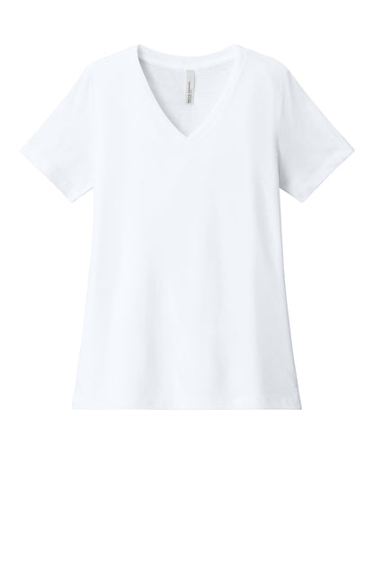 BELLA+CANVAS® Women's Relaxed Heather CVC V-Neck Tee BC6405CVC