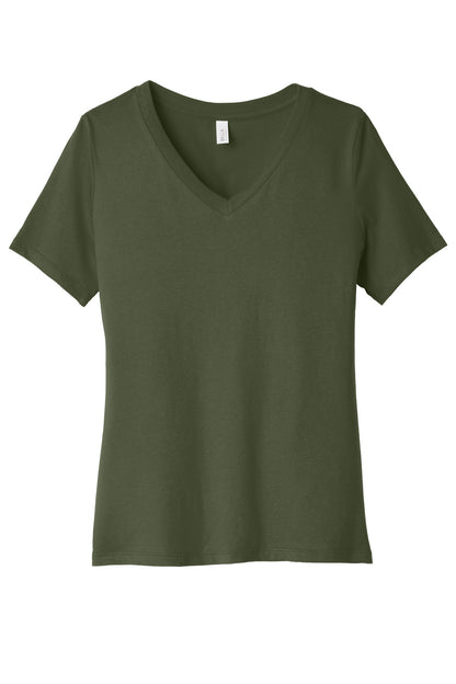 BELLA+CANVAS ® Women's Relaxed Jersey Short Sleeve V-Neck Tee. BC6405