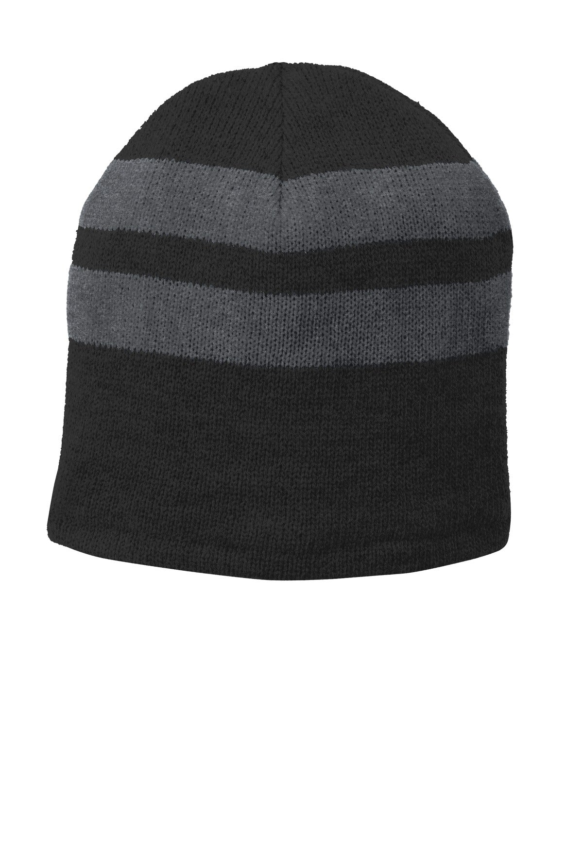 Port & Co™ Fleece-Lined Striped Beanie Cap. C922