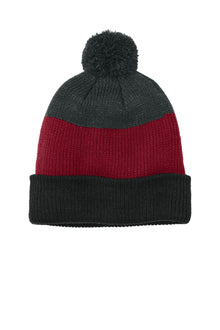 Port Authority® Cozy Striped Pom Beanie C979
