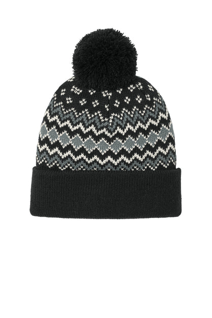 Port Authority® Alpine Pom Beanie C991