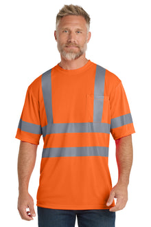 CornerStone® - ANSI 107 Class 3 Short Sleeve Snag-Resistant Reflective T-Shirt. CS408