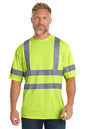 CornerStone® - ANSI 107 Class 3 Short Sleeve Snag-Resistant Reflective T-Shirt. CS408