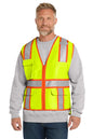 CornerStone ® ANSI 107 Class 2 Surveyor Zippered Two-Tone Vest. CSV105