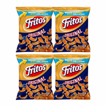 Fritos Original Corn Chips 4 Pack - Classic Crunchy Snack Bags (90g / ~3.1 oz)