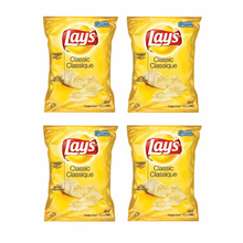 Lay's Classic Potato Chips - Original Flavor 4 Snack Pack (40g Bags)