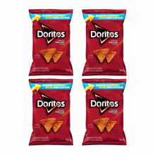 Doritos Nacho Cheese Chips | Bold Flavor 4 Pack | Individual 2.47 oz Bags