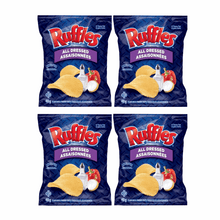Ruffles All Dressed Flavor Ridged Chips - Unique Tangy & Savory 4 Pack (40g)