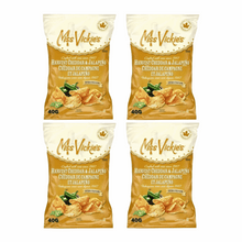Miss Vickie's Cheddar & Jalapeño Kettle Cooked Chips - Spicy Cheesy 4 Pack (40g)