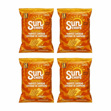 SunChips Harvest Cheddar Whole Grain Snacks - 4 Pack (40g Snack Bags)
