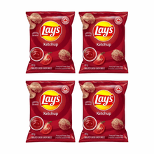 Lay's Ketchup Flavored Potato Chips - Tangy Tomato 4 Snack Pack (40g)