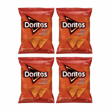 Doritos Zesty Cheese Flavored Tortilla Chips - Tangy 4 Pack (45g / ~1.6 oz)