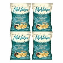 Miss Vickie's Sea Salt & Malt Vinegar Kettle Chips - 4 Snack Pack (55g Bags)