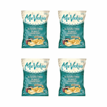 Miss Vickie's Sea Salt & Malt Vinegar Kettle Chips - Tangy Crunch 4 Pack (40g)